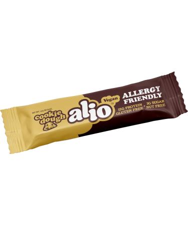 Alio: Cookie Dough - Top 9 Allergen Free Protein Bar | High Protein | Nut Free | Low Calorie | Vegan | Gluten Free | non-GMO | Kosher | Plant Based | Amazing Taste! 12 Bars in a Box