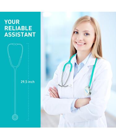Buy SCIAN Dual Head Stethoscope for Nurses & Doctors - Classic Stainless Steel Medical Supplies with Carrying Bag - Pearlescent Green - Ship Worldwide - Buy Online on GoSupps.com