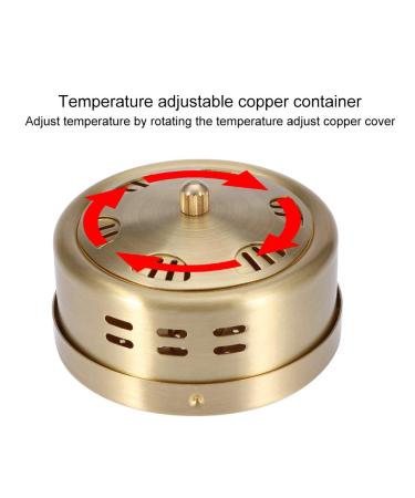 Natudeco Pure Copper Moxa Stick | 6 Holes Moxibustion Treatment Box | Mugwort Heat Treatment Holder for Home & Salon | International Shipping - Buy Online on GoSupps.com