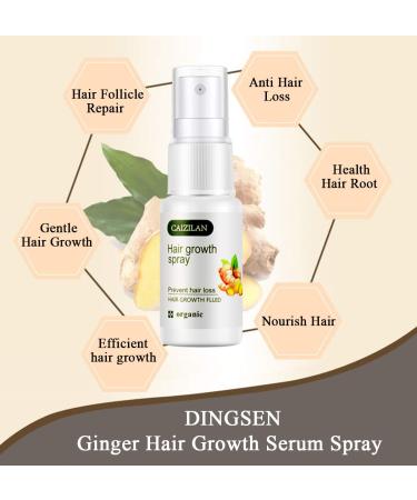 Wild Growth Hair Oil & Ginger Hair Growth Serum for Men and Women - Natural Hair Loss Treatment and Accelerator for Stronger, Thicker Hair - Beard Growth Product (3pcs) - Buy Online on GoSupps.com