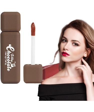  JPSDOWS Matte Mist Lipstick Long Lasting Moisturizing Matte Lipstick | Rich Stylish Chocolate Moisturizing Lipstick for Girls Women Teens with Dry Lips - Buy Online on GoSupps.com