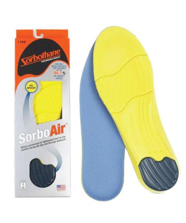 Sorbothane SorboAir Insole W 10.5-11.5 M 8-9 (Metric 41-42) - D