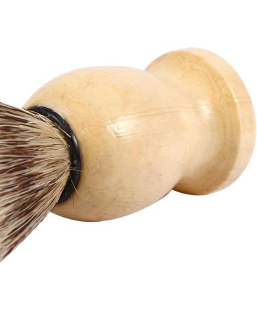 Buy Gientan Shaving Brush for Men | Wooden Handle Facial Hair Shaving Tool | International Shipping Available - Buy Online on GoSupps.com