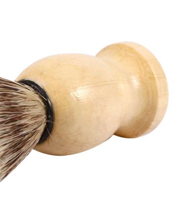 Premium Wooden Razor Brush for Men | Hairdressing & Facial Cleaning | Travel-Friendly Beard Grooming Tools - Buy Online on GoSupps.com