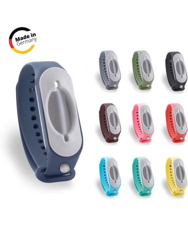 Cleanbrace Black Hygiene Bracelet with Refiller - On-The-Go Hand Disinfection - Buy Online on GoSupps.com