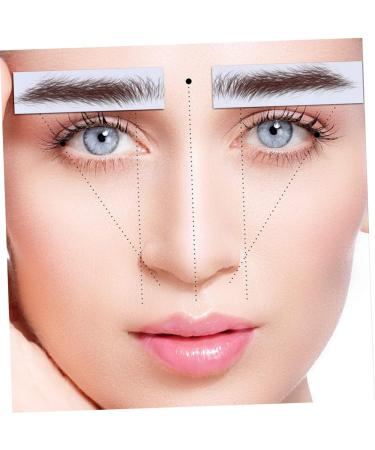 FOYTOKI 4pcs Eyebrow Stickers 6d Hair Eyebrows Hair-like Eyebrows False Eyebrows Cosmetics Transport 4d Mold 21x15cm Brown - Buy Online on GoSupps.com