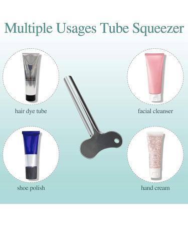 Retasica 12 Metal Tube Squeezer Toothpaste Squeezer Metal Tube Roller Paint Squeeze Gadget - Buy Online on GoSupps.com