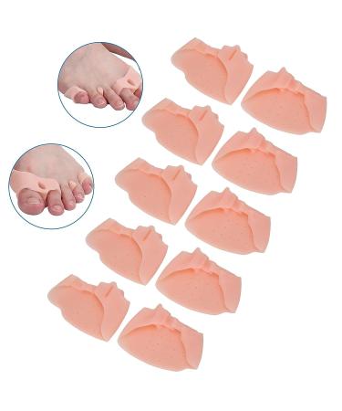 5 Pairs Soft Gel Toe Separator Spacers for Bunion Valgus Correction - Buy Online on GoSupps.com