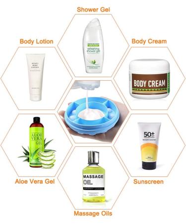 BStCar 2-in-1 Backcomer & Massage Device - Long Handle Bathing Brush for Lotion & Oil Application Shower Scrub & Massage - Buy Online on GoSupps.com