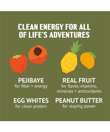 PEJI BAR Superfood Energy Bars | Variety Pack | Gluten Free 6-8g Protein Fiber Whole Ingredients No Sugar Added | Adventure Ready Snack 12 Count Variety Pack 1 Count (Pack of 12) - Buy Online on GoSupps.com