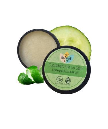 The Natural Spa The Natural Spa Creamy Vegan Lip Balm - Long-lasting and easy to apply - 100% natural - Handmade in the UK (lime)