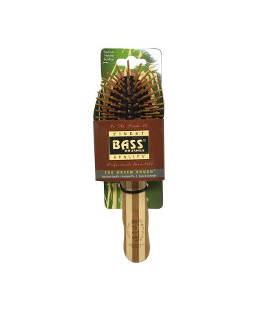 Eco-Friendly Bamboo Hair Brush - Small Oval Bass Brushes | The Green Brush - Buy Online on GoSupps.com