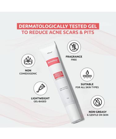 Brinton AcneScar Advanced Gel for Acne Scars & Acne Pits| Help to Reduce Old & New Scar| Reduces Pigmentation| Fights Acne & Blackheads | Suitable for All Skin Types for Men & Women 15g - Buy Online on GoSupps.com