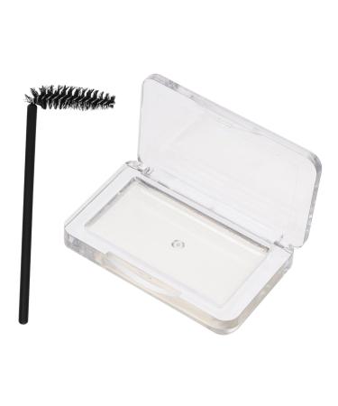 WOONEKY WOONEKY 1 Set Brow Styling Soap with Brush Colorless Gel for Shaped Eyebrows Comfortable Sticky Formula Whole for Women Makeup Accessory