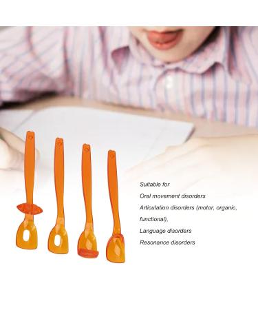 Mouth Tongue Tip Exerciser Trainer | Oral Muscle Strength Tool for Dysarthria | Relaxation Device (Orange) - Boost Your Mouth & Lip Muscle Training - Buy Online on GoSupps.com
