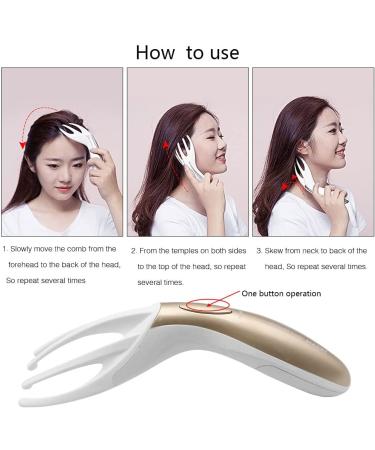 Tezam Electric Head Massager - Neck Massage Octopus Scalp Stress Relax Spa Therapy - Buy Online on GoSupps.com