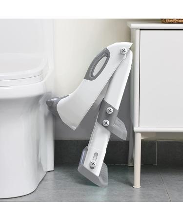 SKYROKU Potty Training Seat with Step Stool Ladder  Toddler Potty Seat for Kids and Toddler Boys Girls  Splash Guard and Safety Handles (Grey) Gray - Buy Online on GoSupps.com
