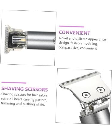 FRCOLOR 1 Set Special Carving Clippers Electric Trimmer Grooming Electric Electric Shaver Men Razors Shaver for Men USB Charging Trimmer Cutting Tool 14.7X2.4X2.4cm Silver - Buy Online on GoSupps.com