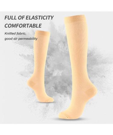 KATUDUDE Knee Socks with Zipper Compression - 3 Pairs for Men & Women Ideal for Sports Cycling & Air Travel - M/L & XL Sizes - Buy Online on GoSupps.com