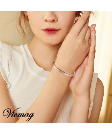 Vicmag Copper Magnetic Bracelet for Women Men - Adjustable Size, Ultra Strength Magnets, 99.9% Solid Pure Copper - Braided Tricolour Design - Gift Box Included - Buy Online on GoSupps.com