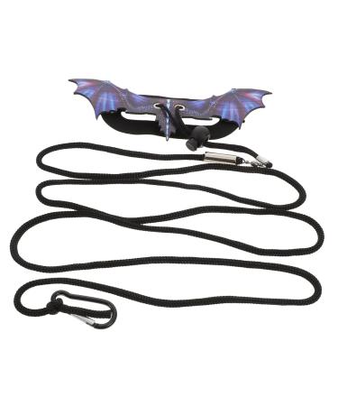POPETPOP 1 Set Lizard Leash Blue Vest Amphibia Gecko Vest Harness Lizard Leash and Harness Reptile Harness Outdoor Reptiles Strap Outdoor Lizard Strap Animal Purple 17X7X0.1CM Purple