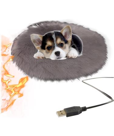 Clicitina USB Pet Thermostat Heating Litter - Winter Heating Solution for Pets (Gray One Size) - Buy Online on GoSupps.com