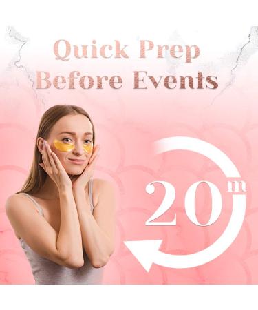 24k Gold Collagen Eye Pads Mask | Hydrating Gold Eye Treatment - Buy Online on GoSupps.com