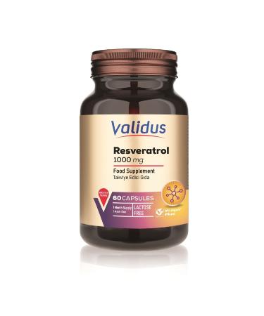 VALIDUS Resveratrol 1000 mg 60 Capsules