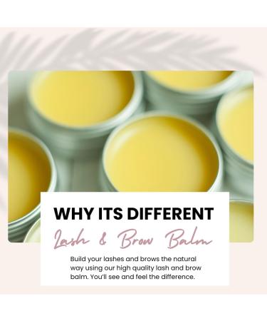 Naturally Solved Lash & Brow Growth Balm - All Natural Hair Growth Formula with Castor Oil & Shea Butter - Easy Application - Buy Online on GoSupps.com