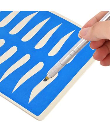 Angoily 5 Sheets Eye Brow Practice Skin Eyebrow Practice Skin Eyebrow Microblading Skin Blank Eyebrows - Buy Online on GoSupps.com
