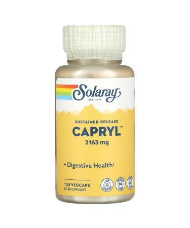 Solaray Capryl Sodium-Free Resin-Free 100 VegCaps