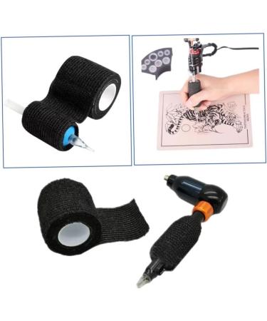 Yeory Flexible Cohesive Bandage - Self-Adhesive Waterproof Wound Dressing (5pcs) - 4.5m x 5cm - Black - Buy Online on GoSupps.com