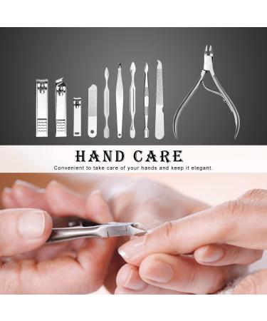 30-Piece Professional Manicure Set with Luxurious Travel Case - Stainless Steel - Buy Online on GoSupps.com
