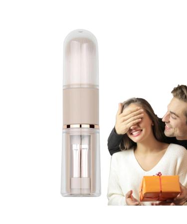 Portable Makeup Brush | Eye Shadow Brush 5 In 1 Portable Travel Eye Shadow Brush Foundation Brush for Makeup Powder and Cream brown