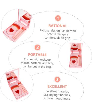 minkissy 4 Boxes Makeup Brush Set Professional Makeup Makeup Professional Portable Makeup Brush Travel Containers for Liquids Liquid Makeup Foundation Major - Buy Online on GoSupps.com