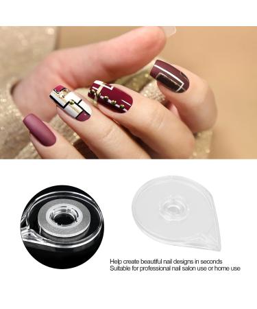 Nail Striping Roller Box - 10PCs Nail Art Striping Case for Easy Cutting | Professional & Home Use - Buy Online on GoSupps.com
