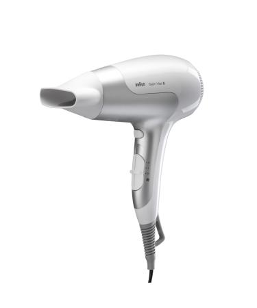 Braun Satin Hair 5 Power Perfection Hairdryer professional hairdryer with IonTec HD580 white and silver-plated hairdryer single - Buy Online on GoSupps.com