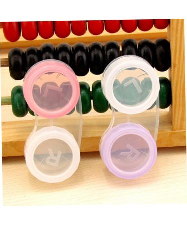 Lurrose 10-Pack Contact Lens Container Kit | Clear Holders with Mirror Stand & Makeup Remover | Travel Essentials for Lens Care - Buy Online on GoSupps.com