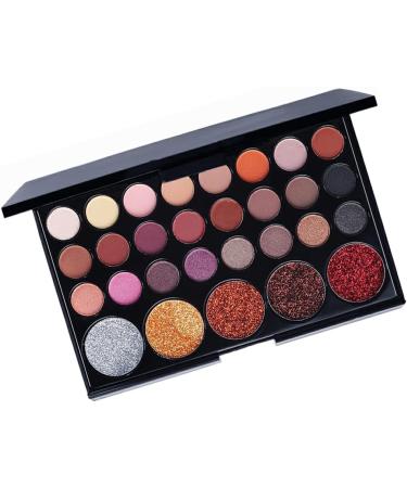 miduoidn Popfeel Three-dimensional Eyeshadow Waterproof Eye Shadow Box Matte Shimmer Lightweight Cosmetics Beauty with Fine Powder Home No.2 1 count (Pack of 1) - Buy Online on GoSupps.com