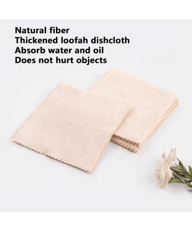 Loofah Dishwashing Sponges Thicken Eco Scrub Scourer Eco Scrub Scourer Non-Scratch Dishwashing Sponge Eco-Friendly for Pans and Pots Rowces - Buy Online on GoSupps.com