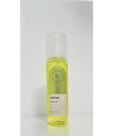 Citrus Perfume Mist 6 FL OZ/177 ML Fragranced with notes of Salty Citrus and Bright Stone Fruits for a bold zesty scent