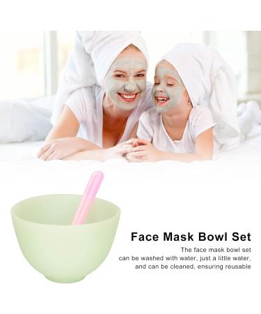 2set Face Mask Applicator Silicone Face Mask Bowl and Stirring Bars Reusable Soft Portable DIY Bowl Brush Set for Skin Care - Buy Online on GoSupps.com