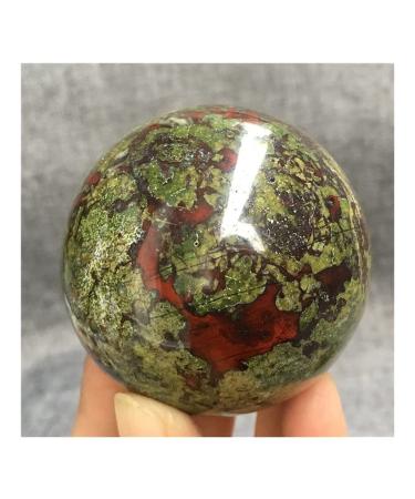 JUKUCKV Spiritual Support Natural Dragon Bloodstone Jasper Crystal Sphere Ball Gift (Size : 700g)
