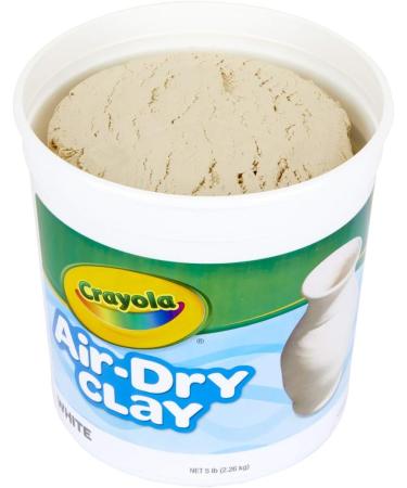Crayola Air Dry Clay for Kids - Natural White Modeling Clay, 5lb Bucket - Amazon Exclusive - Buy Online on GoSupps.com