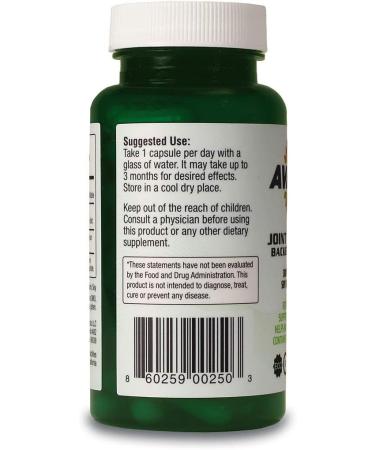 AvaSun Avocado Soy Unsaponifiable 300mg - Joint Nutrition Supplement - 60 Day Supply - Buy Online on GoSupps.com