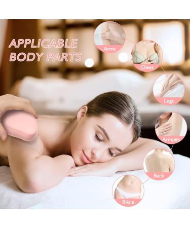 Cystal Hair Eraser: Painless Hair Removal Exfoliation Tool for Men and Women - Pink - Buy Online on GoSupps.com