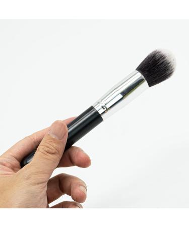 Makeup Brush Foundation Brush Flat Top Kabuki Brush Blender Perfect for Cream Liquid Concealer and Powder Make Up Black - Buy Online on GoSupps.com