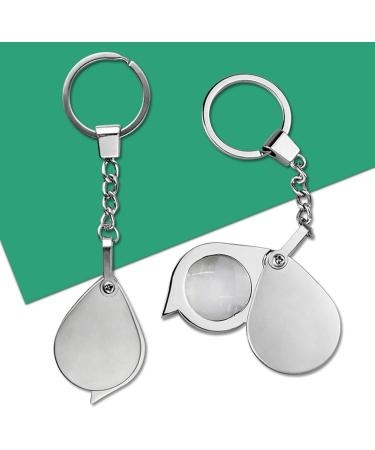 Small 20X Magnifier Keyring Magnifyings Glass Optical Lens Loupes For Detailed Inspection And Reading Fine Prints 20 Times - Buy Online on GoSupps.com