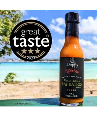 Old Duppy Barbados Smoked Pepper Sauce - 150ml | Authentic Traditional Recipe - Buy Online on GoSupps.com