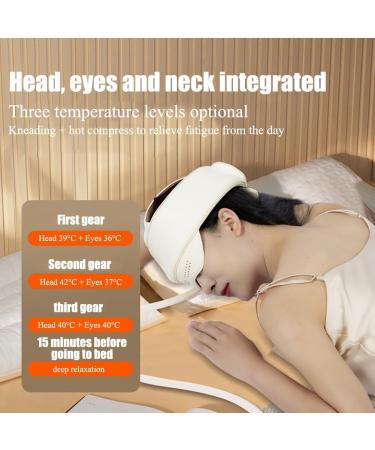 Wireless Electrical Head Massage Device - 3 Modes Heat Compression & Airbag Massage for Fatigue Relief - Buy Online on GoSupps.com